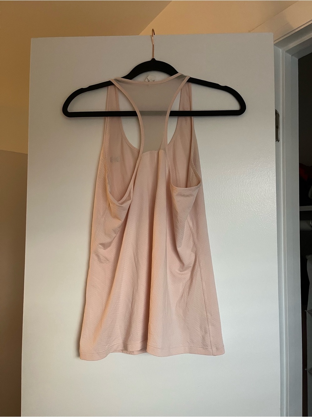 Under Armour Pale Pink Racerback Performance Tank - Picture 2 of 3